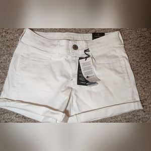 American Eagle Brand New White Shorts with Cuff